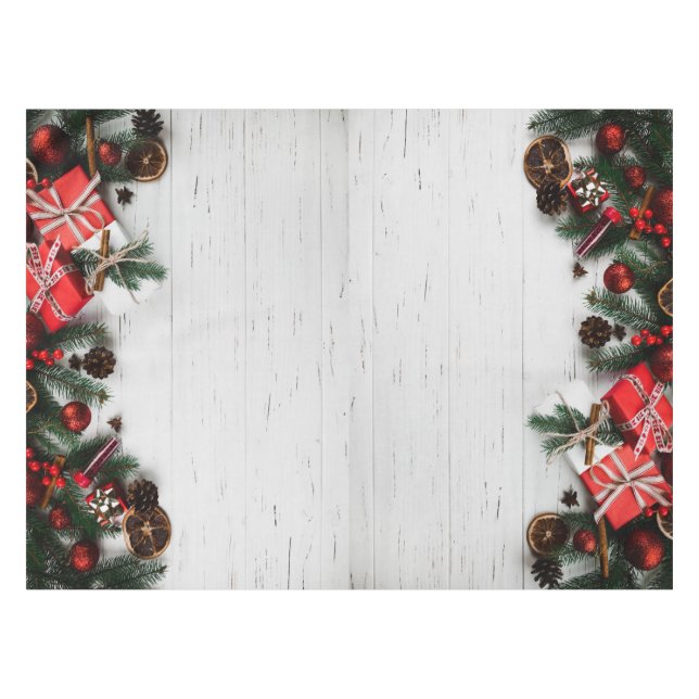 Nappe "Joyeux Noël" (Devant (Horizontal))