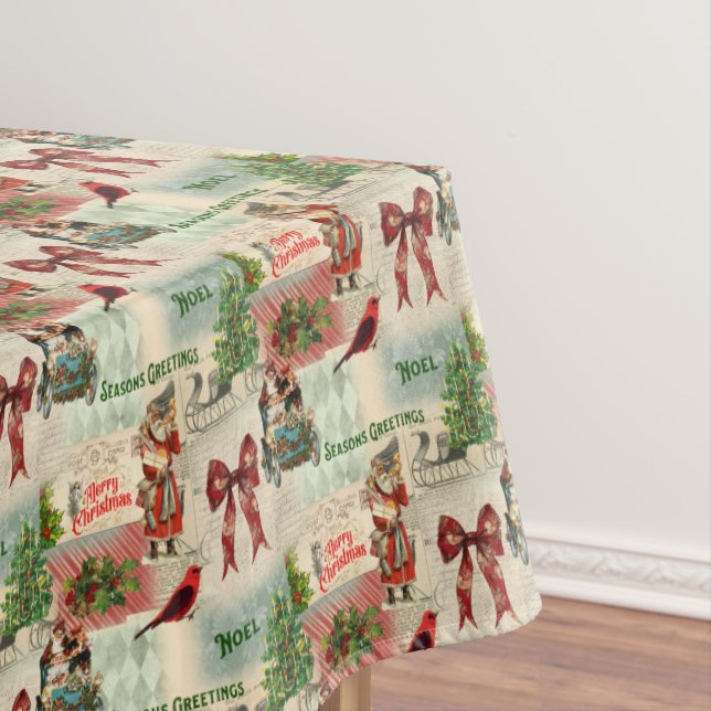 Nappe Joyeux Noël et Joyeuses Fêtes (In Situ)