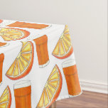 Nappe Jus d'agrumes frais pressé JO tranche de fruits d'<br><div class="desc">Le design présente une illustration originale d'un coin d'agrumes d'orange et d'un verre de jus d'orange de Floride pressé. Cette illustration orange est également disponible sur d'autres produits. Des illustrations de coordination des agrumes sont également disponibles. Ne vois-tu pas ce que tu cherches ? Vous avez besoin d'aide pour la...</div>