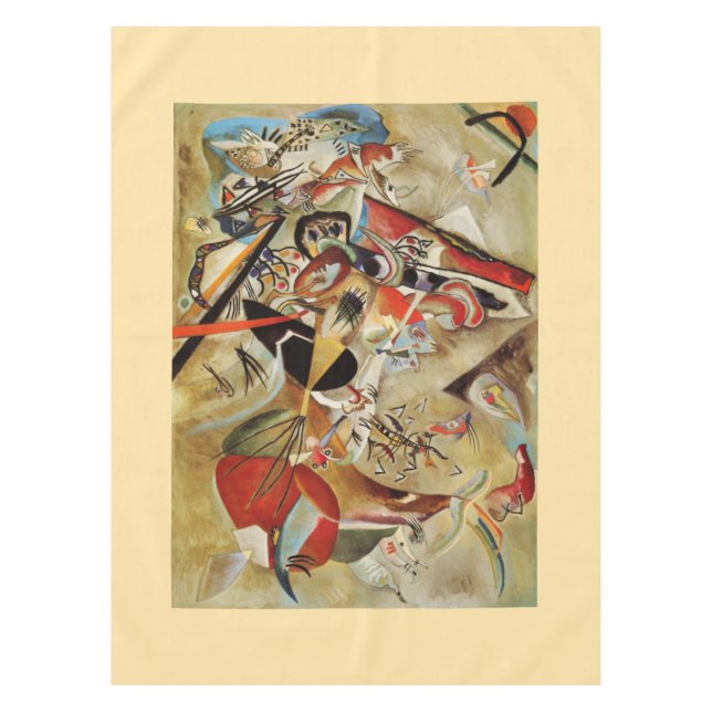 Nappe Kandinsky Composition Peinture Abstraite (Devant)