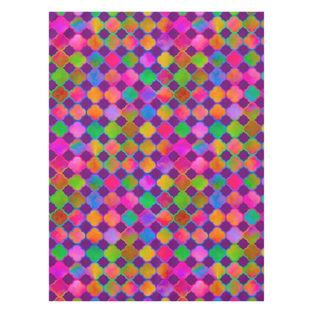 Nappe Kazbar Couleur Violet Foncé (Devant)