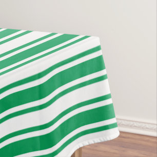 Nappe Kelly landes de bonbons vertes et blanches