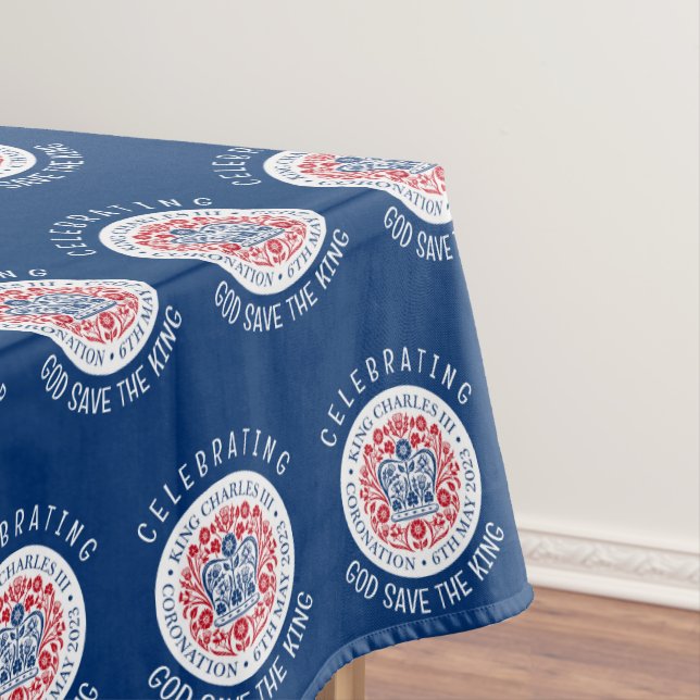 Nappe KING CHARLES III Coronation Blue Souvenir (In Situ)