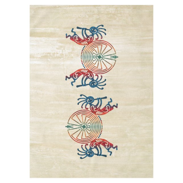 Nappe KOKOPELLI / L'HOMME DANS LE MAZE + vos idées (Devant)
