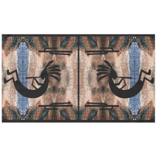 Nappe Kokopelli Mosaïque du désert du sud-ouest 60 x 104