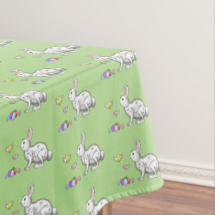 Nappe La chasse aux œufs du lapin de Pâques