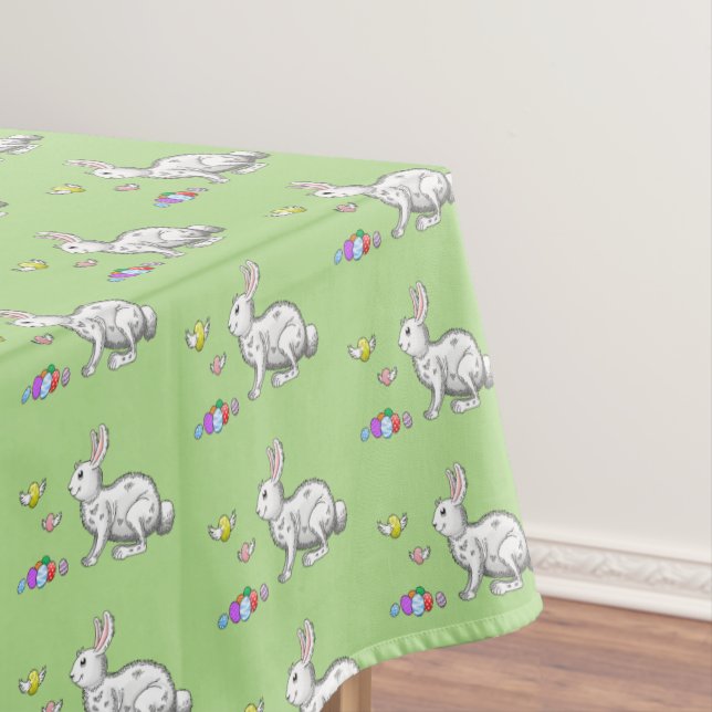 Nappe La chasse aux œufs du lapin de Pâques (In Situ)