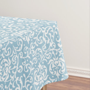Nappe La coquille d'oeuf élégante Tudor bleu fait du