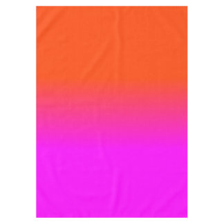 Nappe La couleur au néon d'ombre d'Ombre d'orange et de