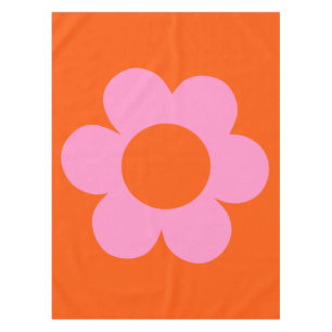 Nappe La Fleur 01 Retro Floral Orange Pink Preppy Flower