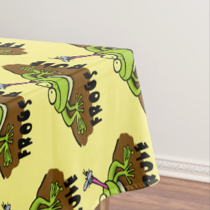 Nappe La grenouille règle drôle dessin de grenouille ver