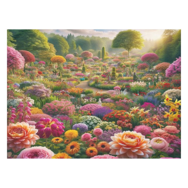 Nappe La magie des fleurs - un paradis des couleurs (Devant (Horizontal))