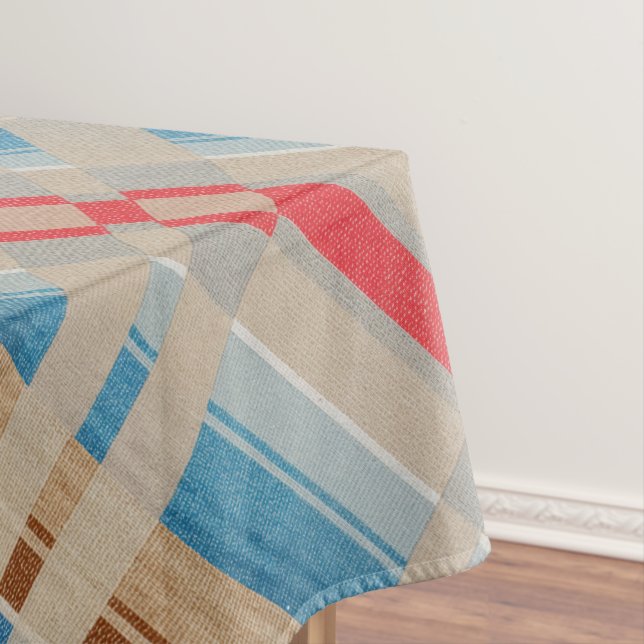 NAPPE "LA PLAYA" - TABLECLOTH - PATRIMOINE HISPANIQUE (In Situ)