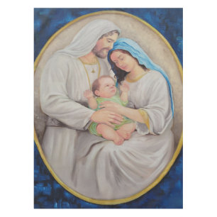 Nappe La Sainte Famille : Portrait de l'Amour Divin