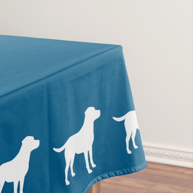 Nappe Labrador Chien Baby shower Blue Boy Lab (In Situ)