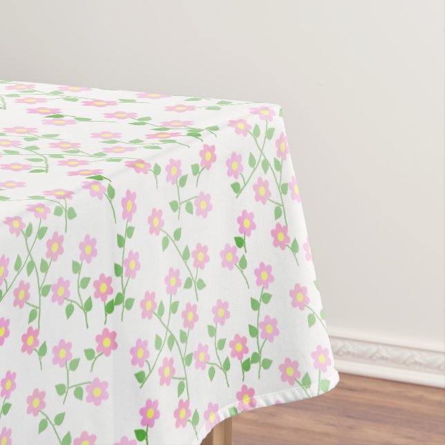 Nappe L'amour est en fleurs Fête de mariage rose floral (In Situ)