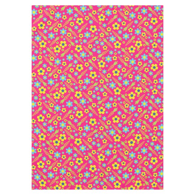 Nappe Lapin Lapin Pâques Printemps fête d'anniversaire (Devant)