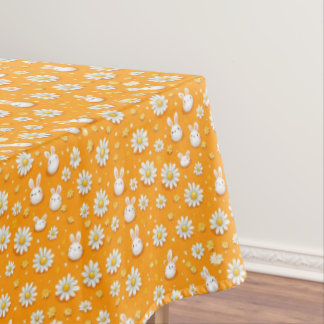 Nappe Lapins ensoleillés et marguerites
