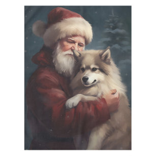 Nappe Lapphund finlandais Père Noël Noël festif
