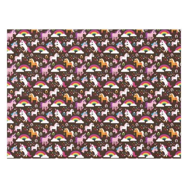 Nappe l'arc-en-ciel de licorne badine le cheval (Devant (Horizontal))