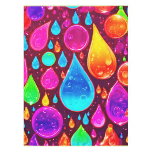 Nappe L'art de Neon Raindrops