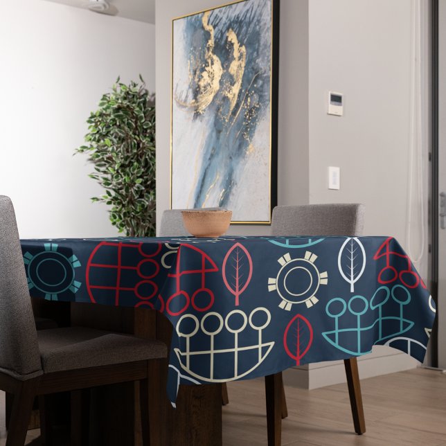Nappe L'art Motif tribal traditionnel (Table cloth)