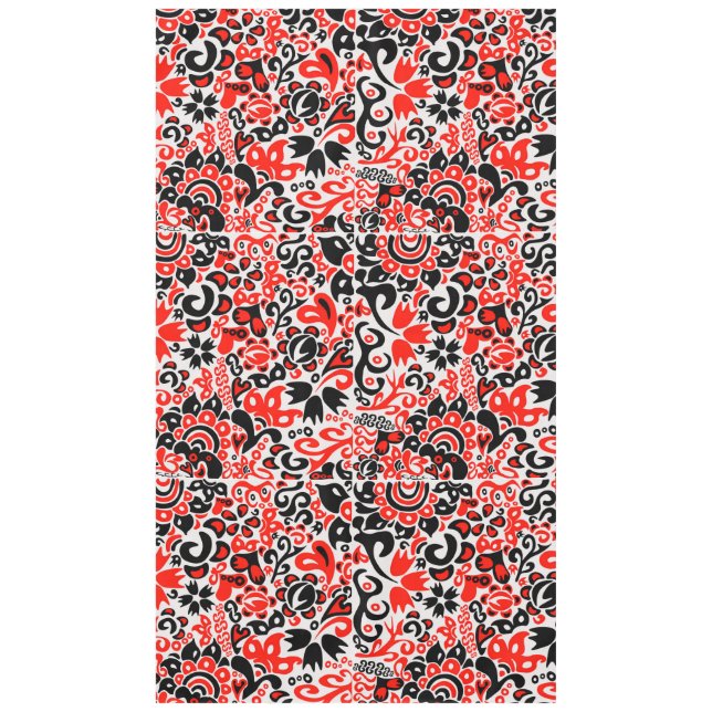 Nappe L'art populaire ukrainien motif floral abstact  (Devant)