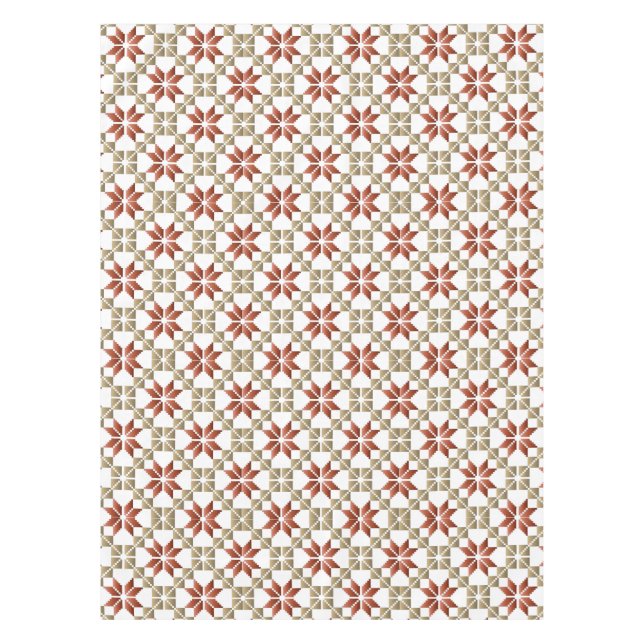 Nappe Latvian Morning SUN motif géométrique IX (Devant)