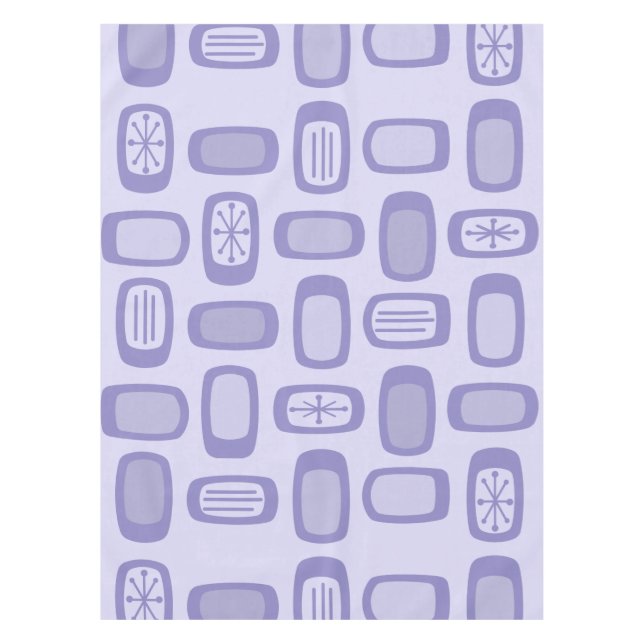 Nappe Lavande de Rectangles arrondies MCM du milieu du s (Devant)