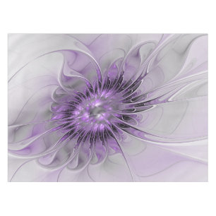 Nappe Lavande Fleur Dream Moderne Abstrait Fractal Art