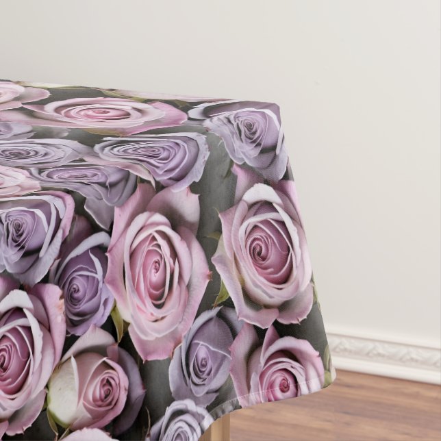 Nappe Lavender Roses With Soft Lilac And Pink (In Situ)