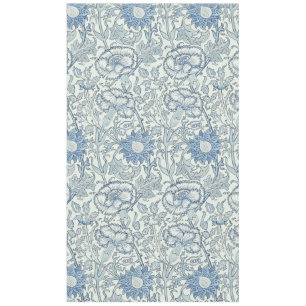 Nappe Le beau motif floral de William Morris, bleu,