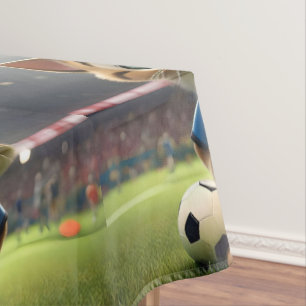 Nappe "Le buteur parfait : Le chat de foot 3D"