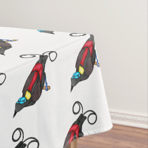 Nappe Le dessin animé oiseau de paradis de Wilson