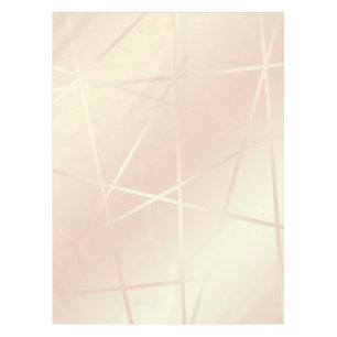 Nappe Le joli or rose élégant et rougissent géométrique