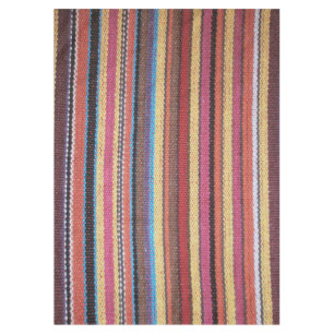 Nappe Le motif de rayures de tissu a coloré I + vos
