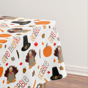 Nappe Le motif mignon de thanksgiving avalent donnent