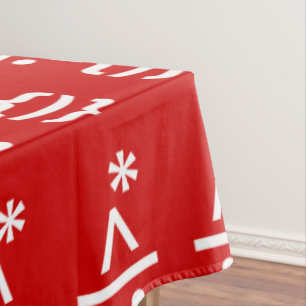 Nappe Le Père Noël avec la barbe Émoticon de Noël