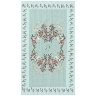 Nappe Le romantisme de la soie avec monogramme 60" x 104