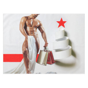 Nappe Le shopping de Noël de SlipperyJoe en spirale de p
