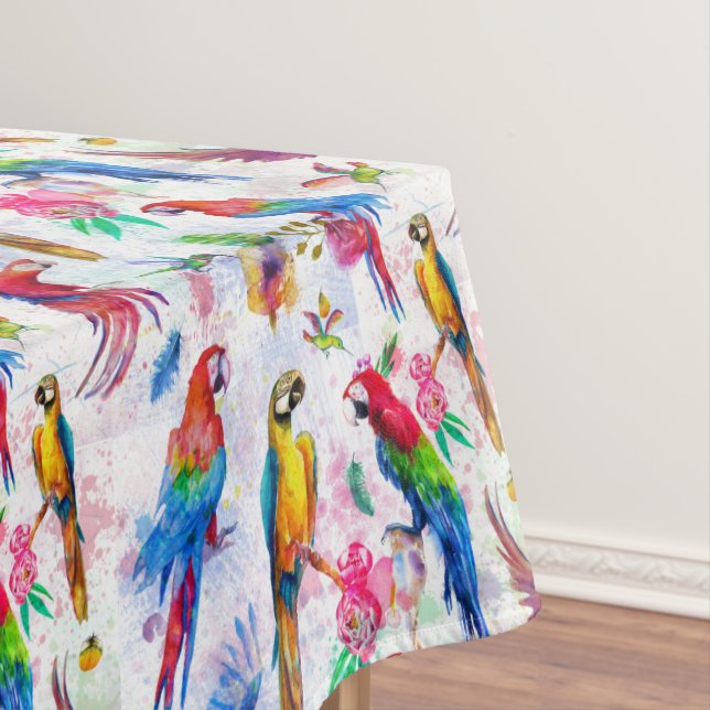 Nappe Le style d'aquarelle Parrots 2 (In Situ)