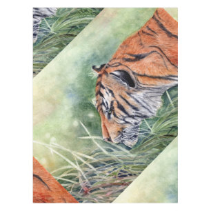 Nappe Le tigre dans la jungle