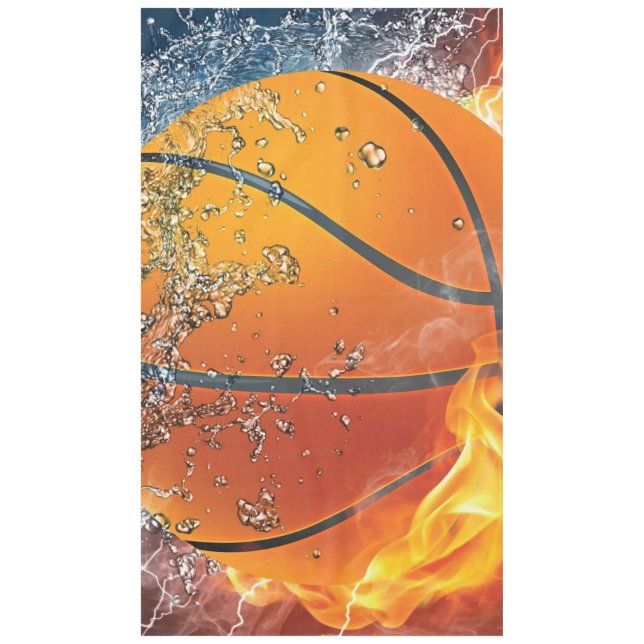 Nappe Lecteur de ballon de basket flamboyant (Devant)