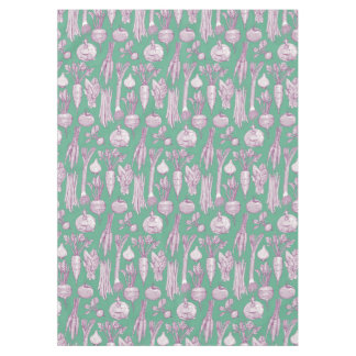 Nappe légumes de marché de fermier poivre menthe