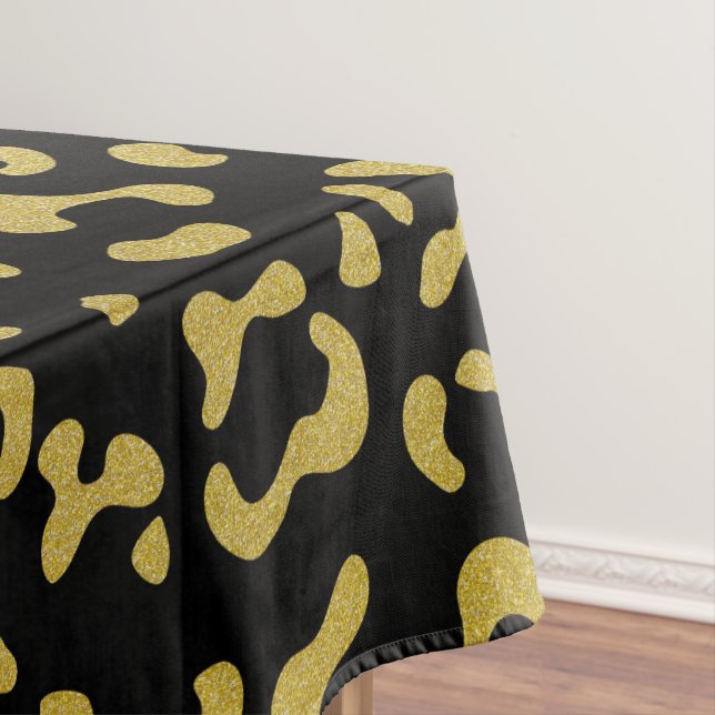 Nappe Leopard d'or, Parties scintillant d'or, Motif de l (In Situ)