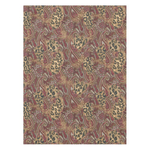 Nappe Léopard et copie de motif de Paisley