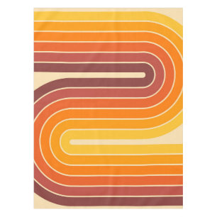 Nappe les années 70 style Vintage rétro