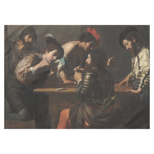 Nappe Les Cheats, Les Soldats Mercenaires Jouant Des Car (Devant (Horizontal))