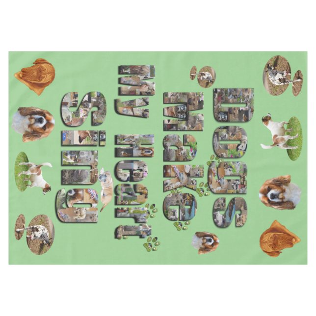 Nappe Les Chiens Font Chanter Mon Coeur, (Devant (Horizontal))