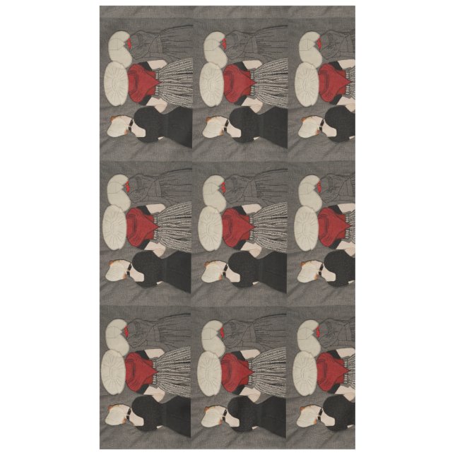 Nappe Les dames néerlandaises en vêtements traditionnels (Devant)